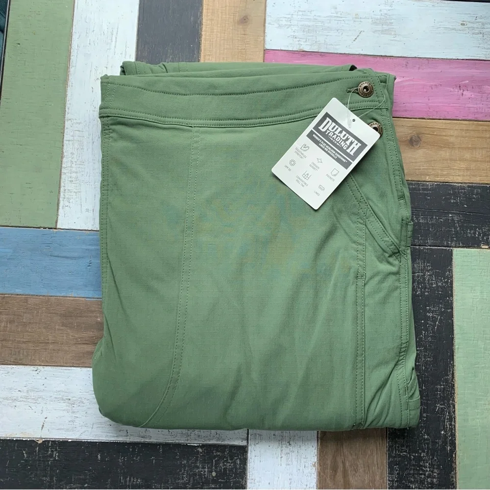 NWT Duluth 2X x31L Heirloom Gardening Lined Bib Overalls Bronze Green Farm Bibs - Picture 3 of 7